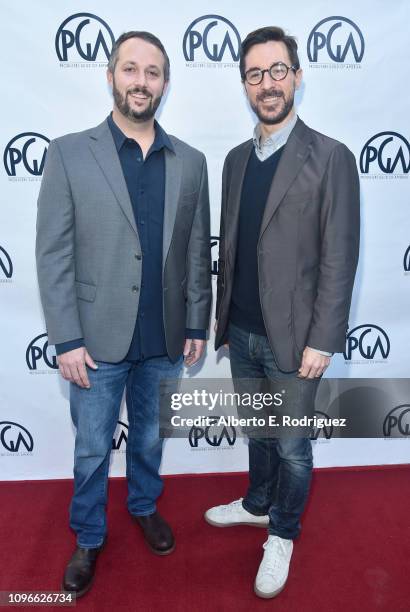 Sean McKittrick and Raymond Mansfield attend the 2019 PGA Nominees Breakfast on January 19, 2019 in Beverly Hills, California.