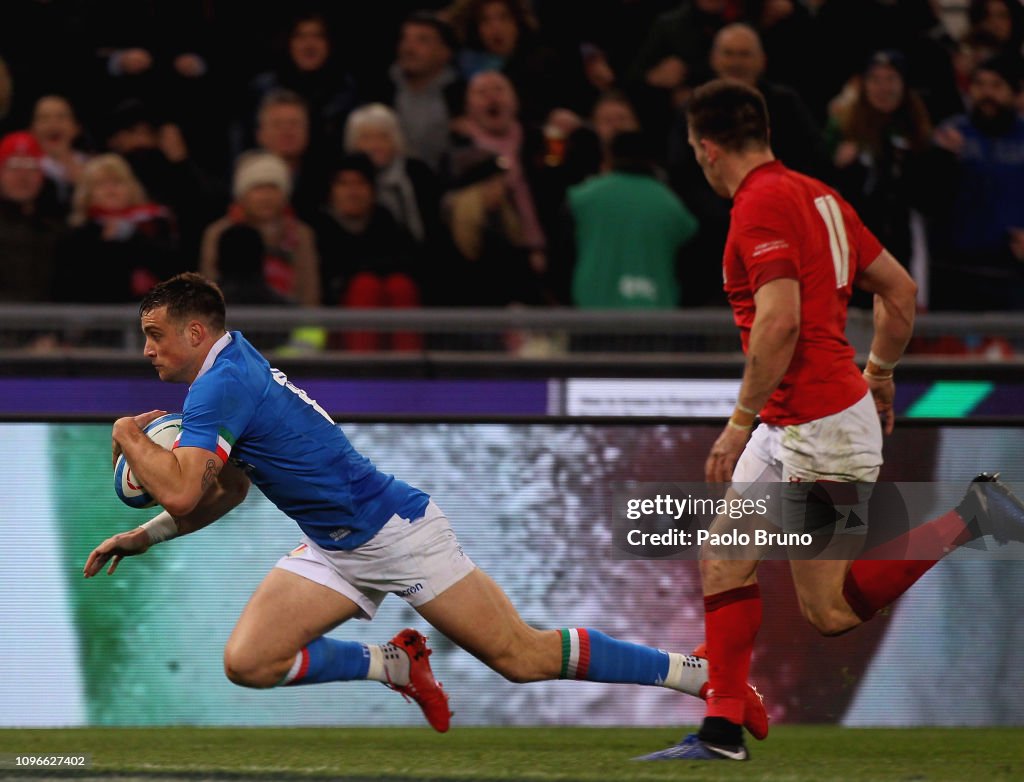 Italy v Wales - Guinness Six Nations