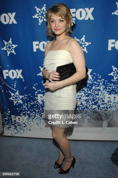 Sarah Jones during The Fox All-Star Winter 2007 TCA Press Tour Party - Red Carpet and Inside at Villa Sorriso in Pasadena, California, United States.