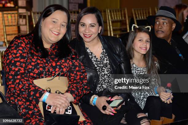 Guests attend the runway for TRICO FIELD At New York Fashion Week Powered By Art Hearts Fashion NYFW at The Angel Orensanz Foundation on February 9,...