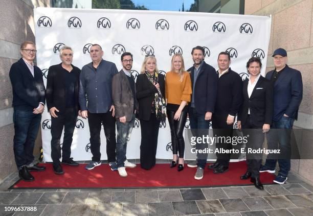 Jim Burke, Alfonso Cuaron, Graham King, Raymond Mansfield, Ceci Dempsey, Lynette Howell Taylor, Andrew Form, Kevin Messick, John Penotti and Kevin...