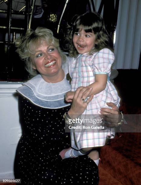 Sally Struthers and Daughter Samantha Rader during Young Musicians Foundation's Mother-Daughter Fashion Show - March 10, 1982 at Beverly Hills Hotel...