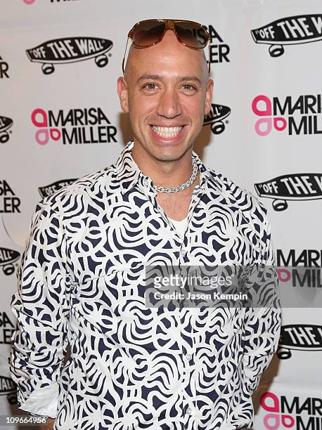 Designer Robert Verdi attends an Evening Celebrating Vans by Marisa Miller at The Cabanas at the Maritime Hotel on July 16, 2008 in New York City.