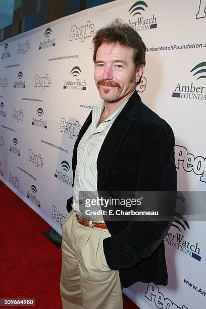 Bryan Cranston during The AmberWatch Foundation launch party to increase awareness for their child abduction, abuse and molestation prevention...