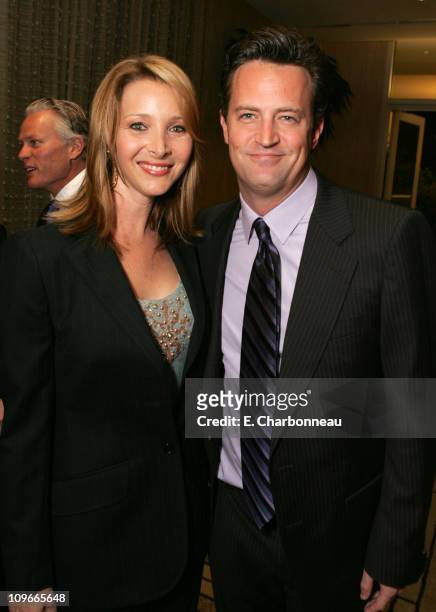 Lisa Kudrow and Matthew Perry during 8th Annual Lili Claire Foundation Benefit - Red Carpet at The Beverly Hilton in Beverly Hills, California,...