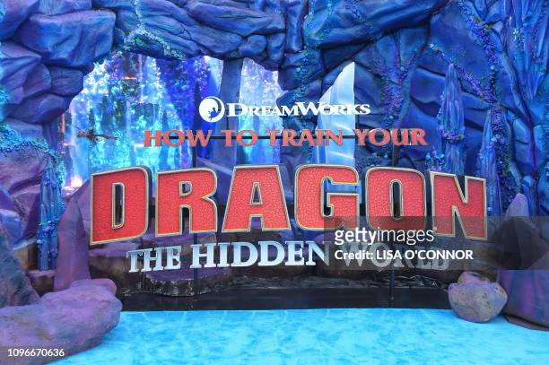 Atmosphere at the 'How To Train Your Dragon: The Hidden World' Los Angeles Premiere in Los Angeles, California, on February 9, 2019.