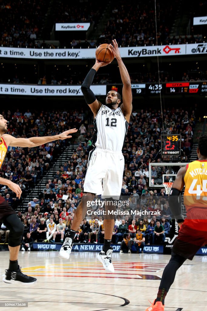 San Antonio Spurs v Utah Jazz