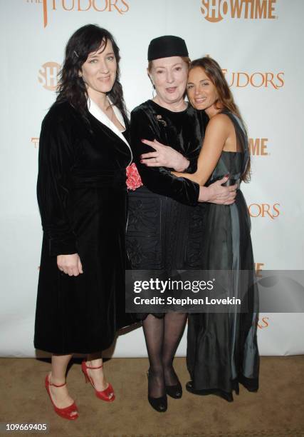 Maria Doyle Kennedy, Joan Bergen, and Gabrielle Anwar