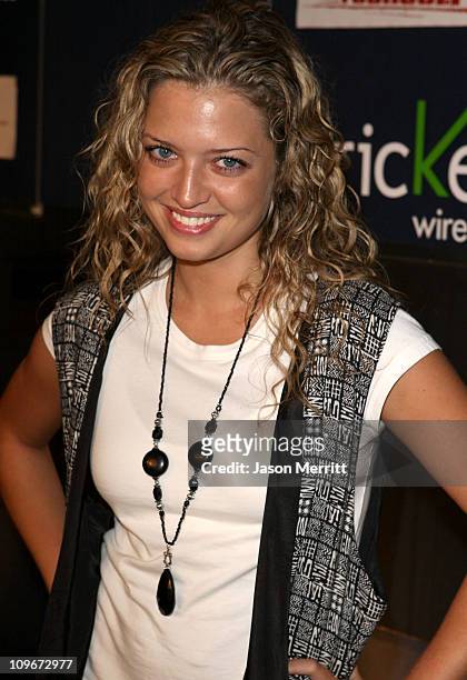 Actress Lauren Storm arrives at the Declare Yourself Hollywood Turns 18 at the Beverly Hills Cultural Arts Center on September 27, 2007 in Beverly...