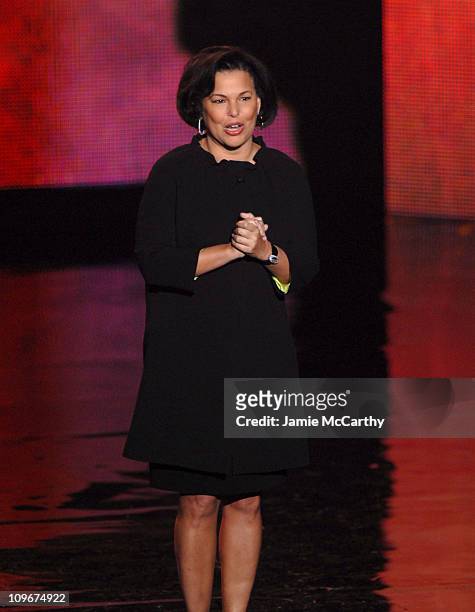 Debra Lee, Chairman and CEO of Black Entertainment Television during the 2007 BET Networks UpFront - Show at Grand Ballroom in New York City, New...