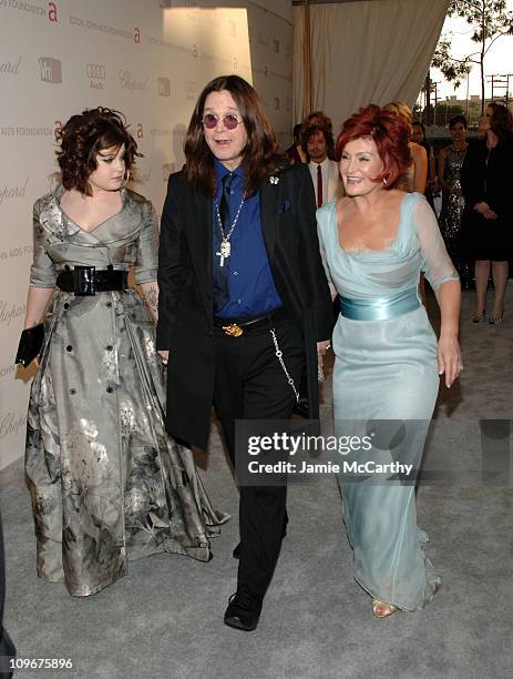 Kelly Osbourne, Ozzy Osbourne and Sharon Osbourne *EXCLUSIVE*