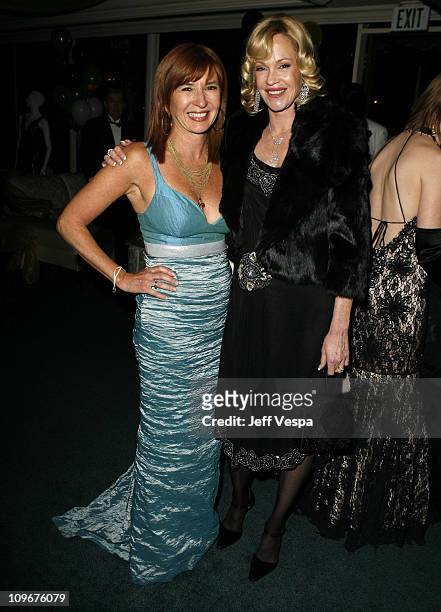Nicole Miller and Melanie Griffith during Sharon Stone and Kelly Stone Host the 1st Annual "Class of Hope Prom 2007" Charity Benefit - Red Carpet and...
