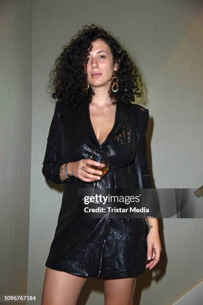 Leila Lowfire attends the Lausbubenparty during the 69th Berlinale International Film Festival at Hotel Waldorf Astoria on February 9, 2019 in...