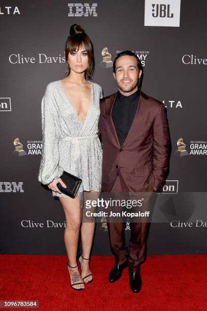 Meagan Camper and Pete Wentz attend The Recording Academy And Clive Davis' 2019 Pre-GRAMMY Gala at The Beverly Hilton Hotel on February 9, 2019 in...