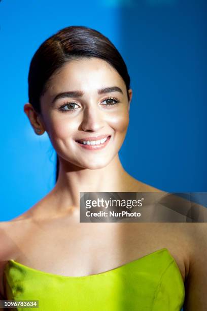 Alia Bhatt attends the 'Gully Boy' Photocall at the 69th Berlinale International Film Festival Berlin on February 9 in Berlin, Germany. The Berlin...