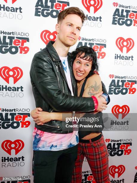 Matt Johnson and Kim Schifino attend iHeartRadio ALTer Ego at The Forum on January 19, 2019 in Inglewood, California.