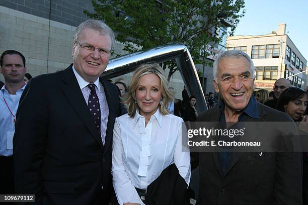 Sony's Sir Howard Stringer, Producer Laura Ziskin and Screenwriter Alvin Sargent