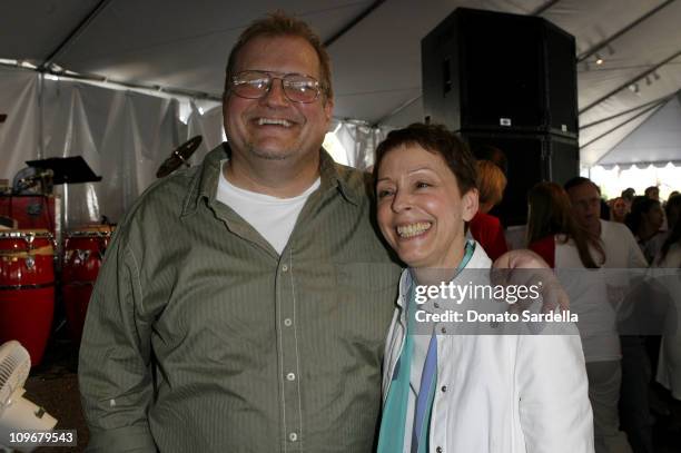 Drew Carey and guest during 5th Annual John Varvatos Stuart House Benefit Presented by Converse at John Varvatos Boutique in Los Angeles, California,...