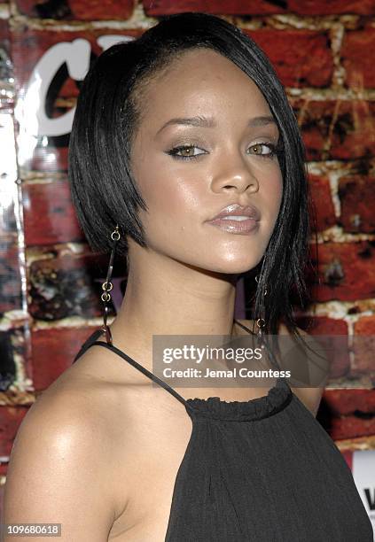 Rihanna during Chris Brown 18th Birthday Celebration at the 40/40 Club - New York City at 40/40 Club in New York City, New York, United States.