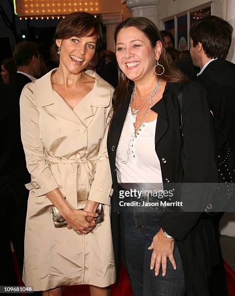 Carey Lowell and Camryn Manheim during "The Hoax" Los Angeles Premiere - Red Carpet at Mann Festival in Westwood, California, United States.