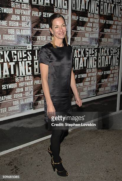 Cynthia Rowley during "Jack Goes Boating" New York Opeing Night - After Party - Arrivals at B Bar in New York City, New York, United States.