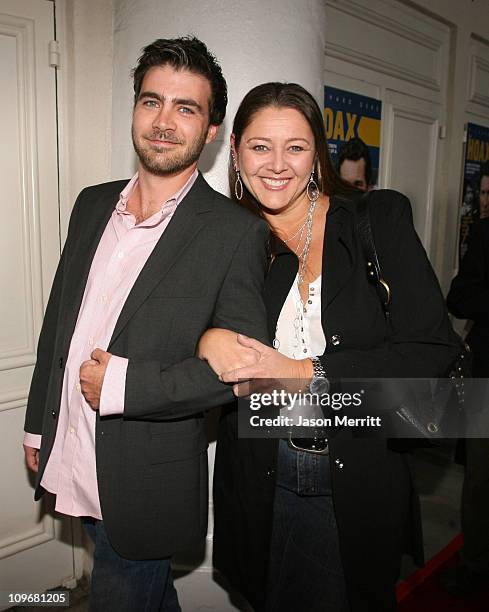 Michael Manheim and Camryn Manheim during "The Hoax" Los Angeles Premiere - Red Carpet at Mann Festival in Westwood, California, United States.