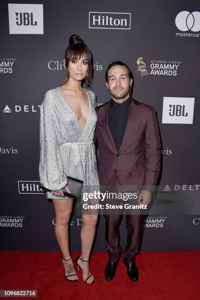 Meagan Camper and Pete Wentz attend The Recording Academy And Clive Davis' 2019 Pre-GRAMMY Gala at The Beverly Hilton Hotel on February 9, 2019 in...