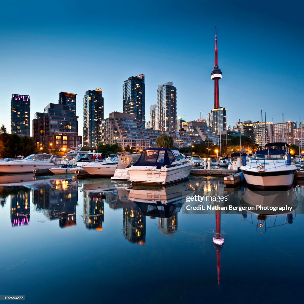 Toronto Skyline with the CN Tower