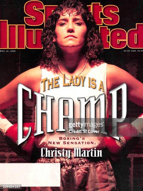 April 15, 1996 Sports Illustrated via Getty Images Cover:Boxing: Portrait of Christy Martin during photo shoot.Orlando, FL 3/6/1996CREDIT: Brian Smith