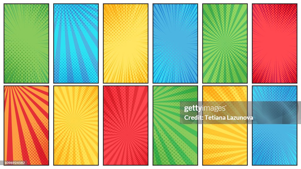 Comic Con Back Rounds Comic Book Halftone Background Vintage Superheroes Comics Poster ...