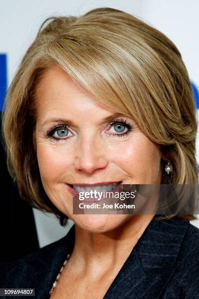 News Anchor Katie Couric attends the "Make That Call" For Colon... News