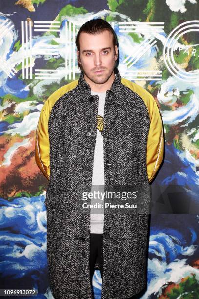 Hadrien Federiconi attends the Kenzo Menswear Fall/Winter 2019-2020 show as part of Paris Fashion Week on January 20, 2019 in Paris, France.