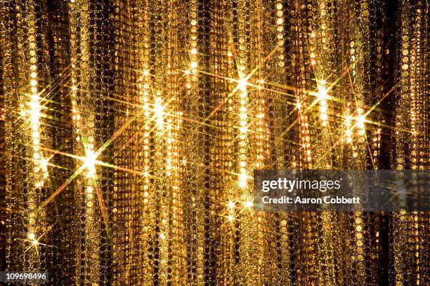 glitter curtain - opening of polish vodka museum stockfoto's en -beelden