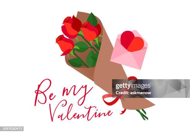 ilustraciones, imágenes clip art, dibujos animados e iconos de stock de día de san valentín - rose flower