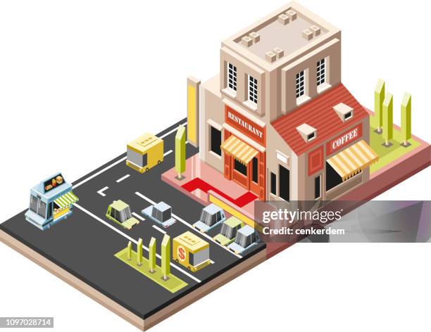 Isometrische Winkel, Stockfoto