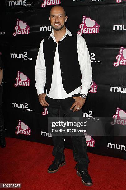 Los Angeles Dodger's pitcher Esteban Loaiza attends the premiere of mun2's "I Love Jenni" reality series at W Hollywood Hotel on March 1, 2011 in...