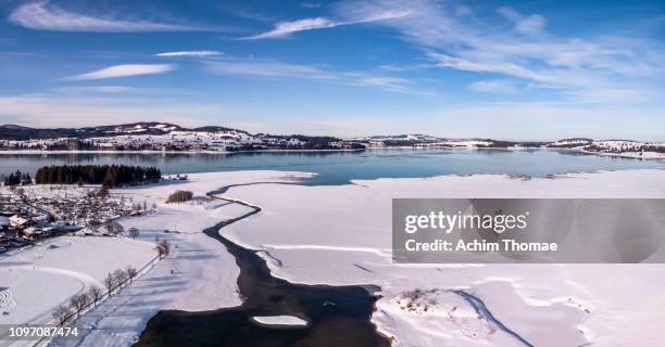 winter in bavaria, germany - eingefroren stock pictures, royalty-free photos & images