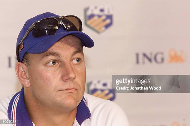 Shane Lee of the New South Wales Blues chats with the media during a press conference held today at the Gabba, Brisbane, Australia. DIGITAL IMAGE....