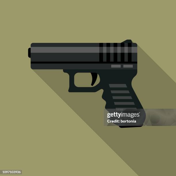 handgun military icon - special forces stock illustrations