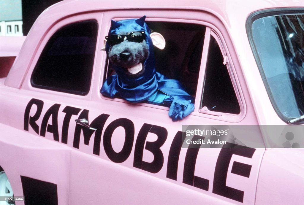 Sunak Roland Rat Roland Rat, Television Character In his Ratmobile and dressed as ...