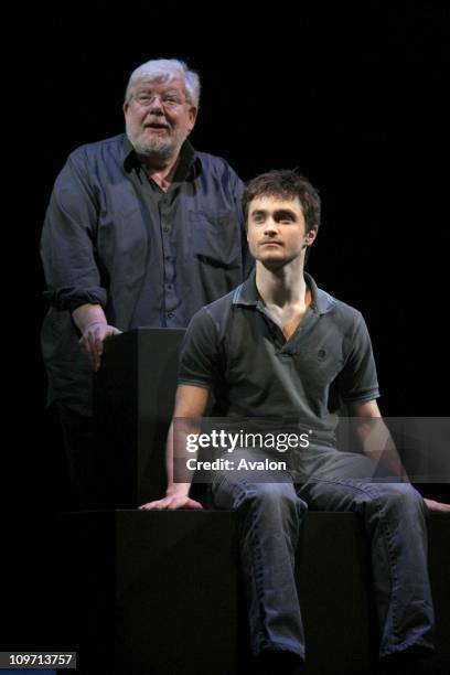 Daniel Radcliffe stars in the play Equus by Peter Shaffer which is at the Gielgud Theatre, London, Photo Shows: Richard Griffiths as Martin Dysart...