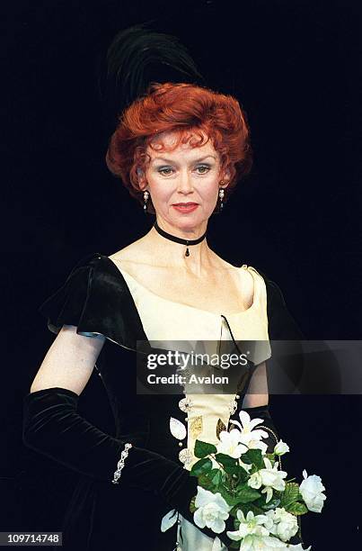 Gabrielle Drake, British Actress, Stars in the play 'Lady Windermere's Fan', at the Theatre Royal, Haymarket, London.