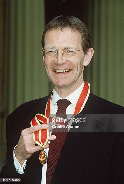 Sir Nicholas Serota, Director, Tate Gallery Pictured outside Buckingham Palace after receiving his Knighthood.