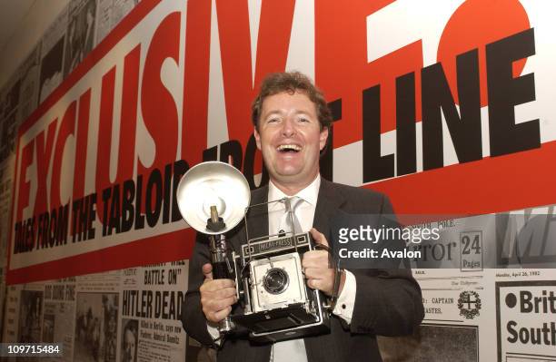 Daily Mirror Editor PIERS MORGAN opened an exhibition at the Science Museum today explaining how technology has revolutionised the way newspapers are...