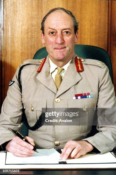 Gen Foley Major General John Foley, Cb, Obe, Mc, Commander British Forces Hong ...