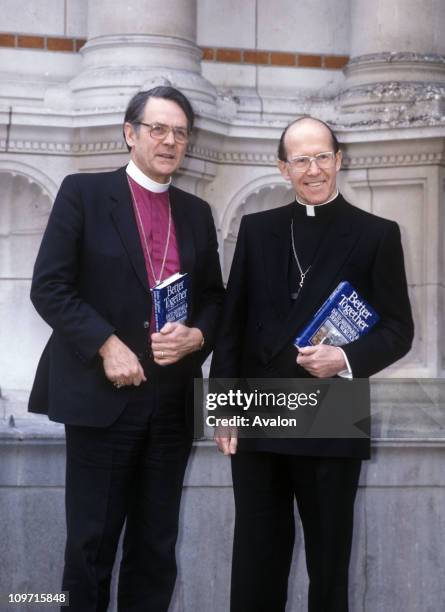 Rt Reverend David Sheppard, R, Bishop of Liverpool and The Most Reverend Derek Worlock, Archbishop of Liverpool. Co-authors of the book 'Better...