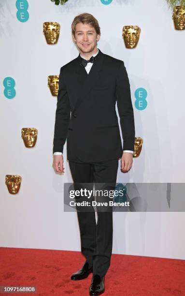 Joe Alwyn attends the EE British Academy Film Awards at Royal Albert Hall on February 10, 2019 in London, England.