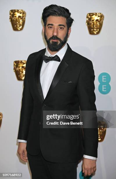 Ray Panthaki attends the EE British Academy Film Awards at Royal Albert Hall on February 10, 2019 in London, England.