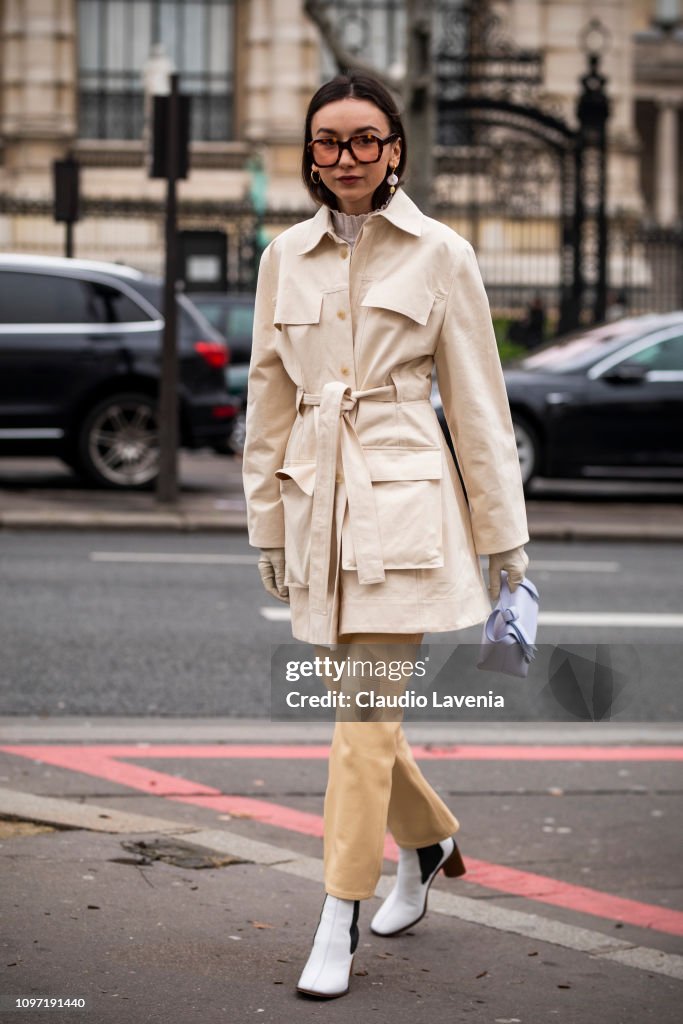 Street Style - Paris Fashion Week - Menswear F/W 2019-2020 : Day Six