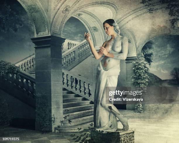 galatea. classical greek mythology. - sculpture stock pictures, royalty-free photos & images